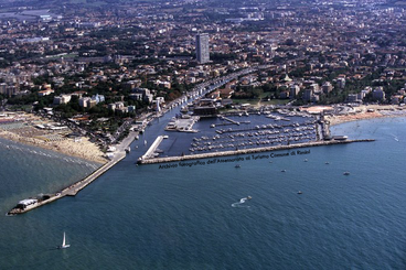 Aerial view of Rimini